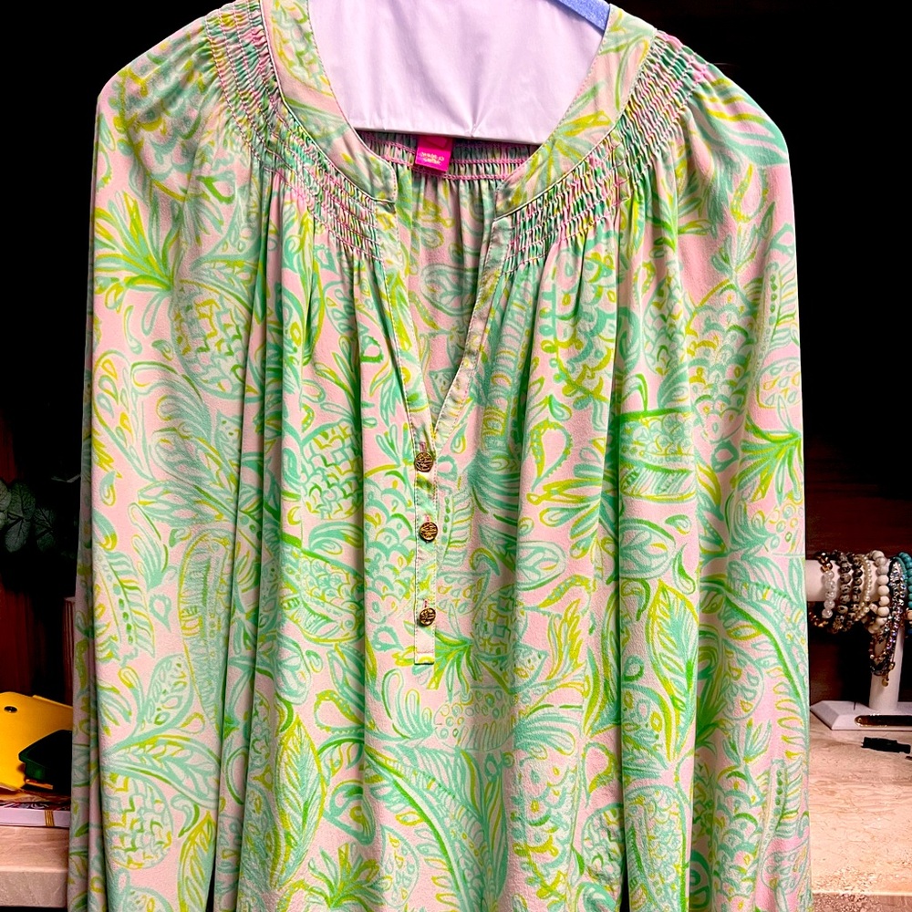 Lilly Pulitzer Elsa Blouse XL